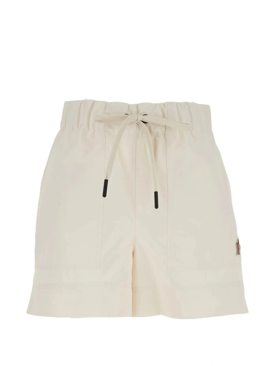 Pantaloni scurti Moncler Grenoble albi - Img 6