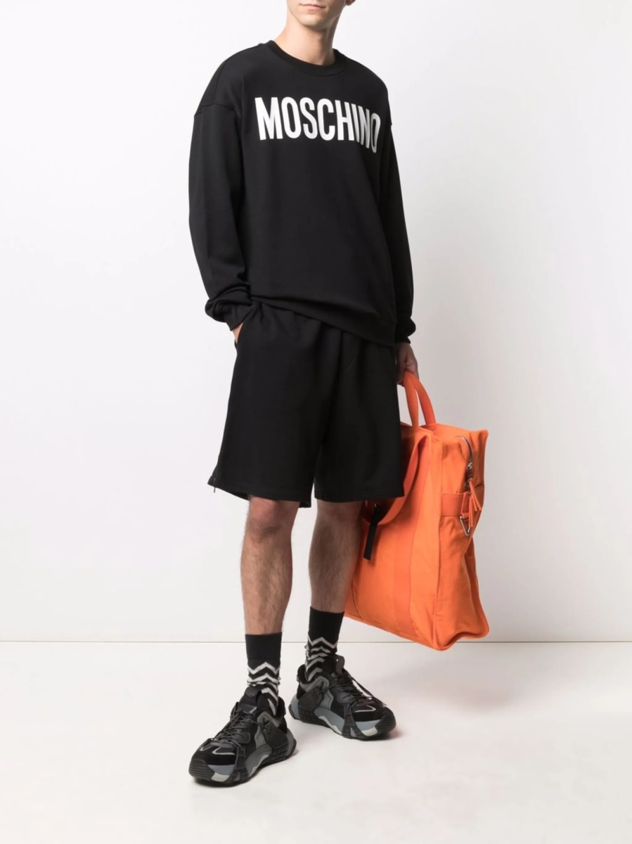 Pantaloni scurti Moschino negri - Img 2