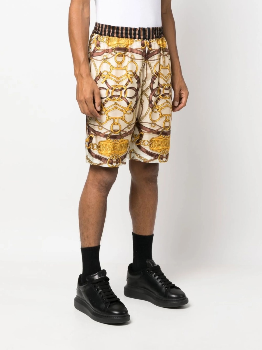Pantaloni scurti Moschino neutri - Img 3