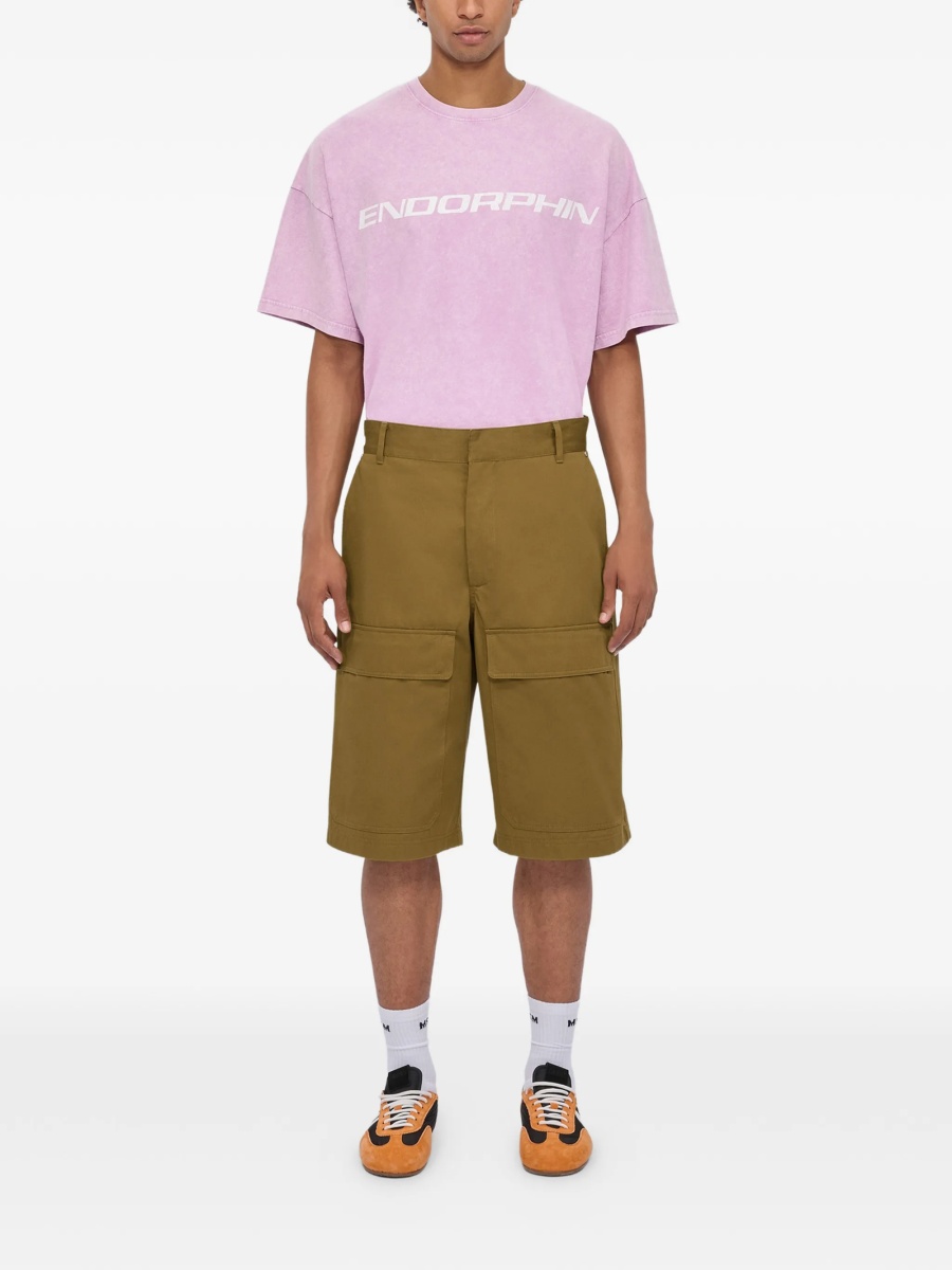 Pantaloni scurti MSGM verzi - Img 2