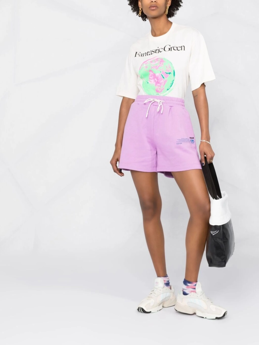Pantaloni scurti MSGM violet - Img 2