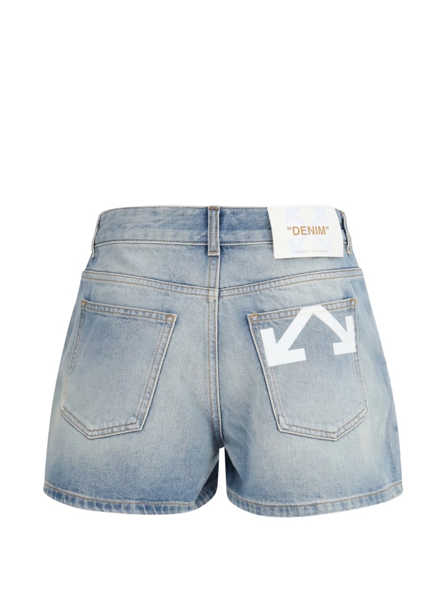 Pantaloni scurti Off-White albastri - Img 2