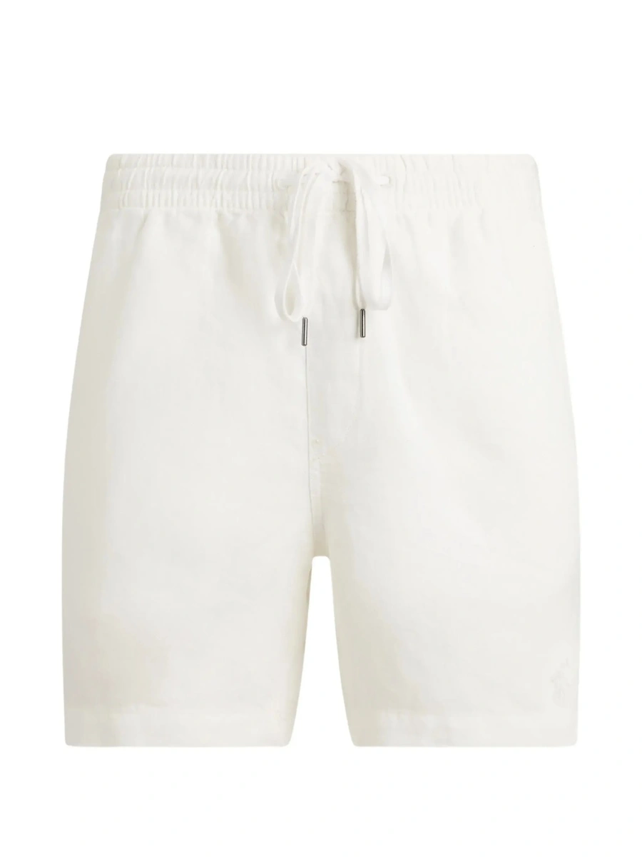 Pantaloni scurti Ralph Lauren albi din in - Img 8