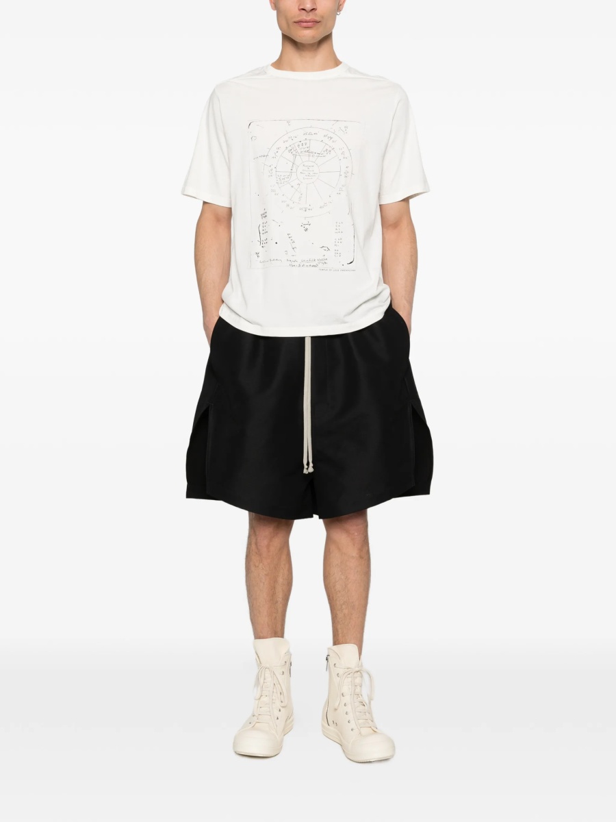 Pantaloni scurti Rick Owens negri - Img 2