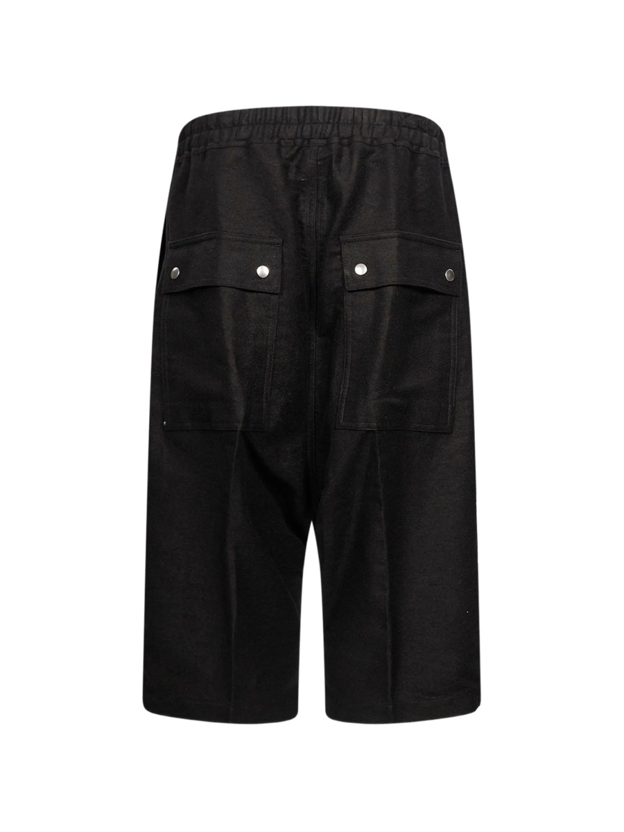 Pantaloni scurti Rick Owens negri - Img 4