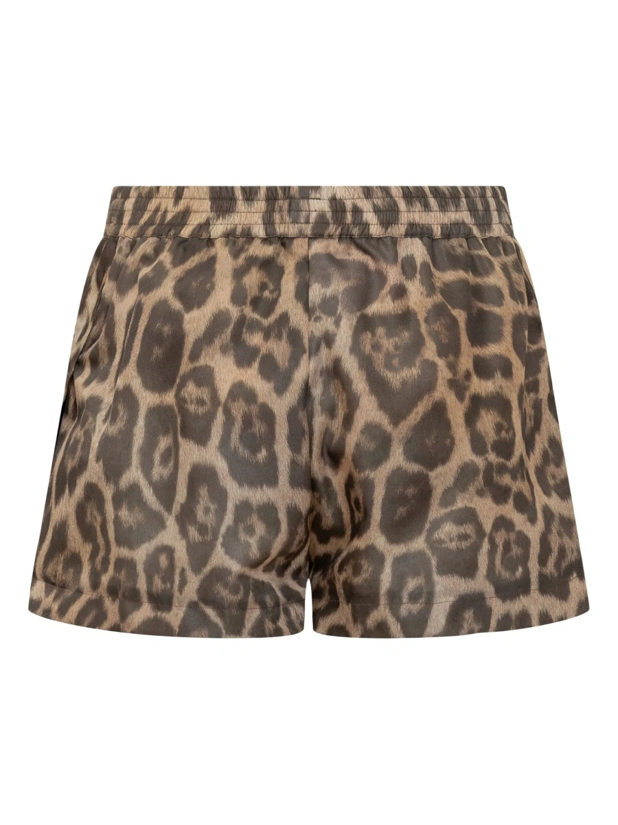 Pantaloni scurti Stella McCartney maro - Img 2