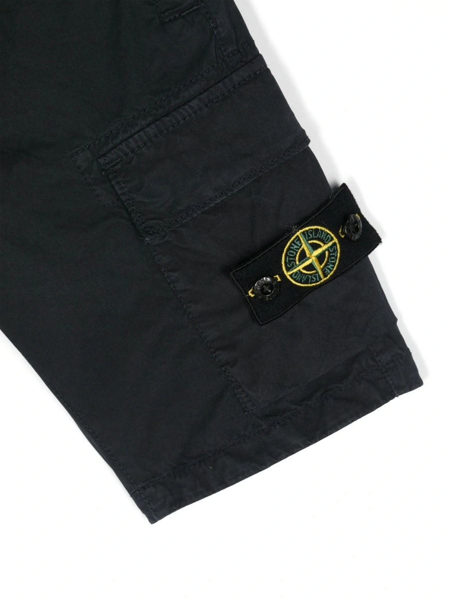 Pantaloni scurti Stone Island albastri - Img 3