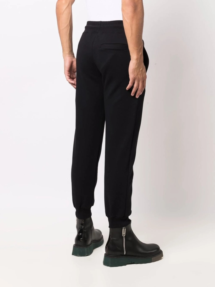 Pantaloni slim fit GCDS negri - Img 4