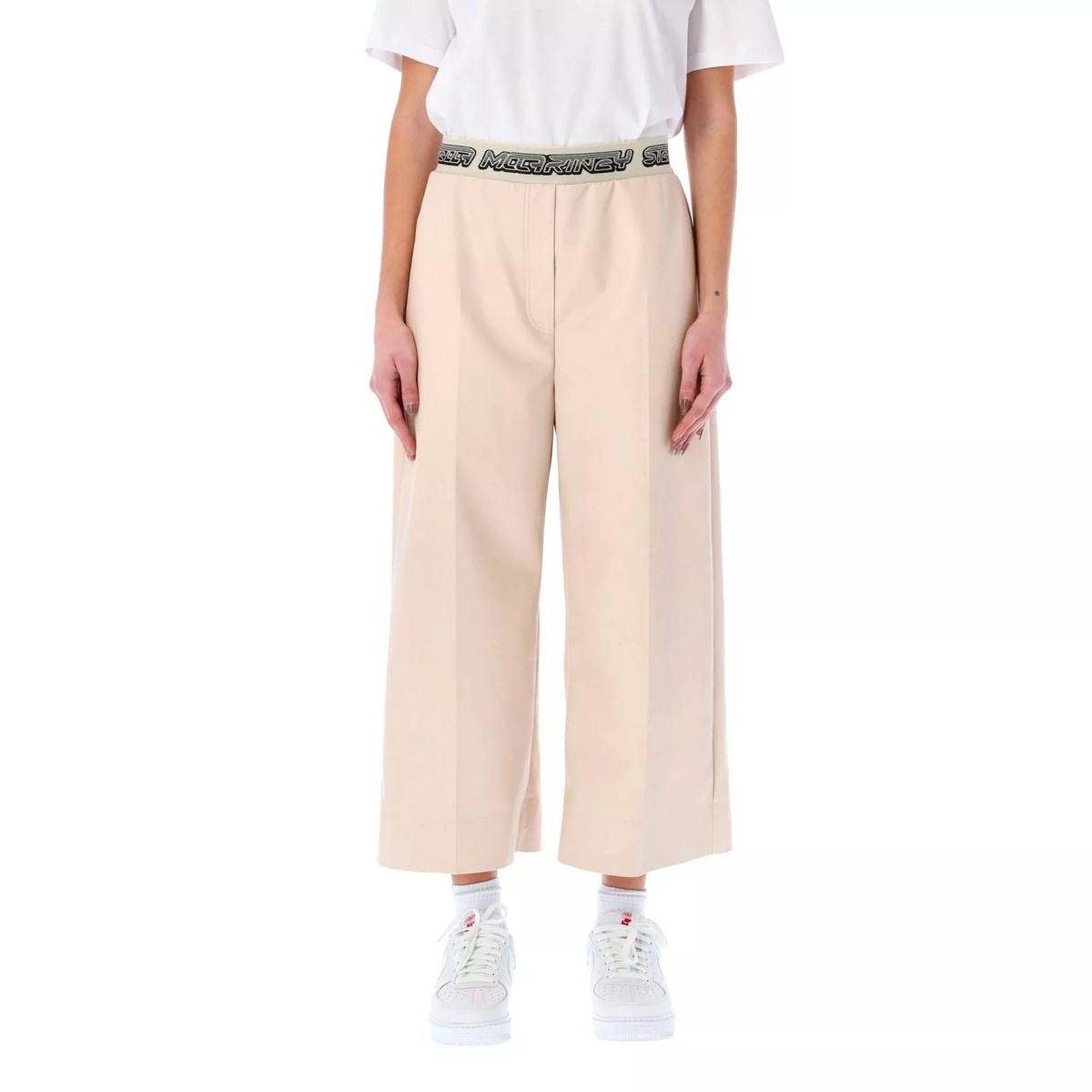 Pantaloni Stella Mccartney Cropped Logo Pants - Img 2