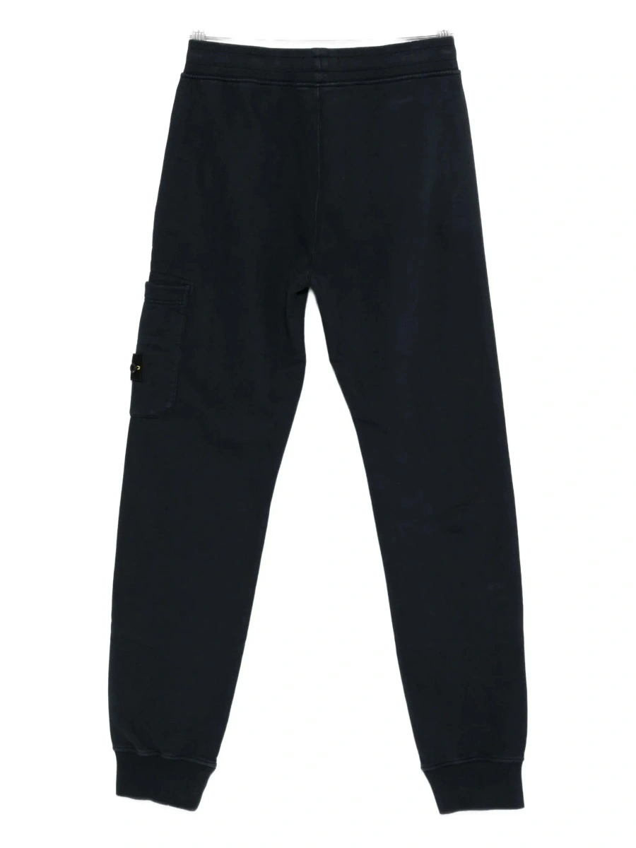 Pantaloni Stone Island albastri din bumbac - Img 4