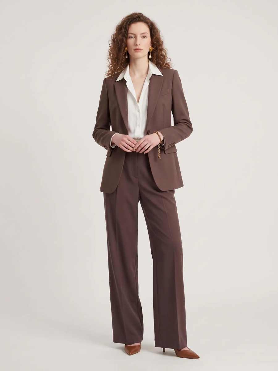 Pantaloni Straight Leg Canvas Trousers - Img 2