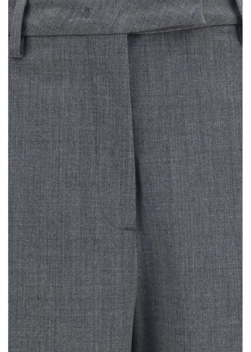 Pantaloni Straight-leg wool-blend Pants - Img 3