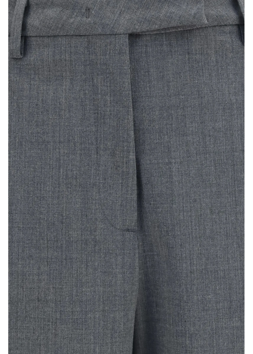 Pantaloni Straight-leg wool-blend Pants - Img 3