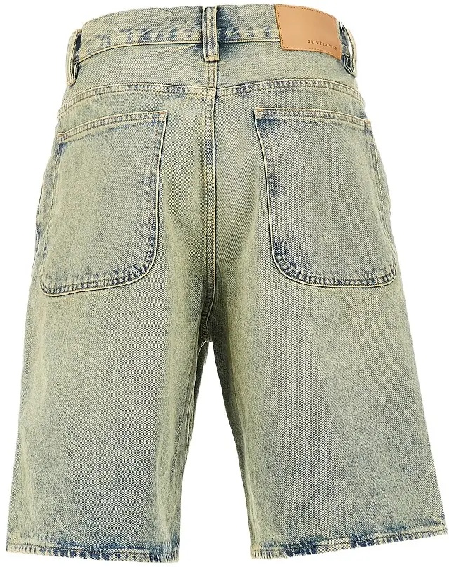 Pantaloni Super Wide denim bermuda shorts - Img 3