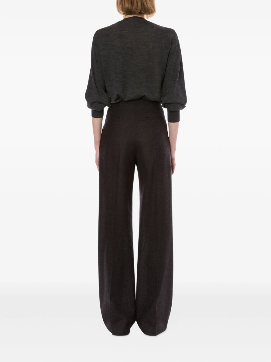 Pantaloni talie inalta Alberta Ferretti gri - Img 3