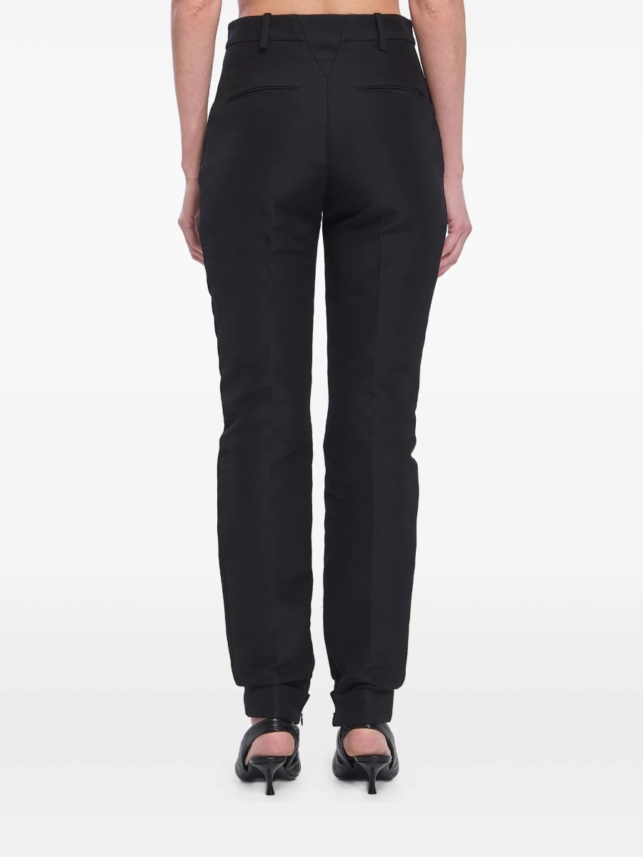 Pantaloni talie inalta Balenciaga negri - Img 3