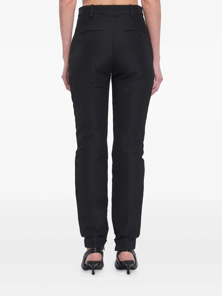 Pantaloni talie inalta Balenciaga negri - Img 3