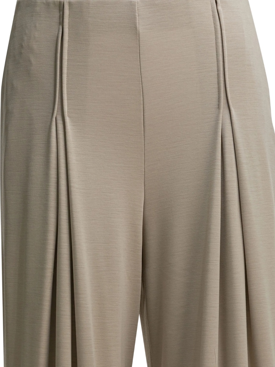 Pantaloni talie inalta Max Mara neutri - Img 3