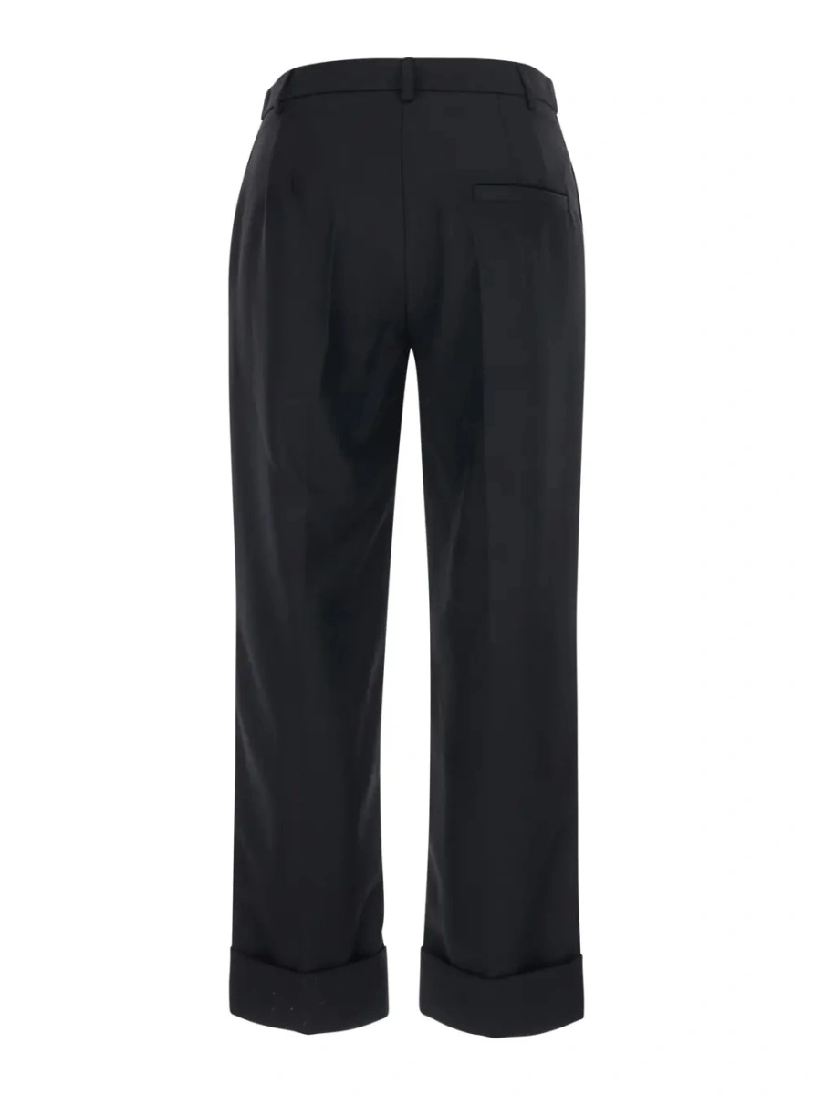Pantaloni TELA negri din lana - Img 2