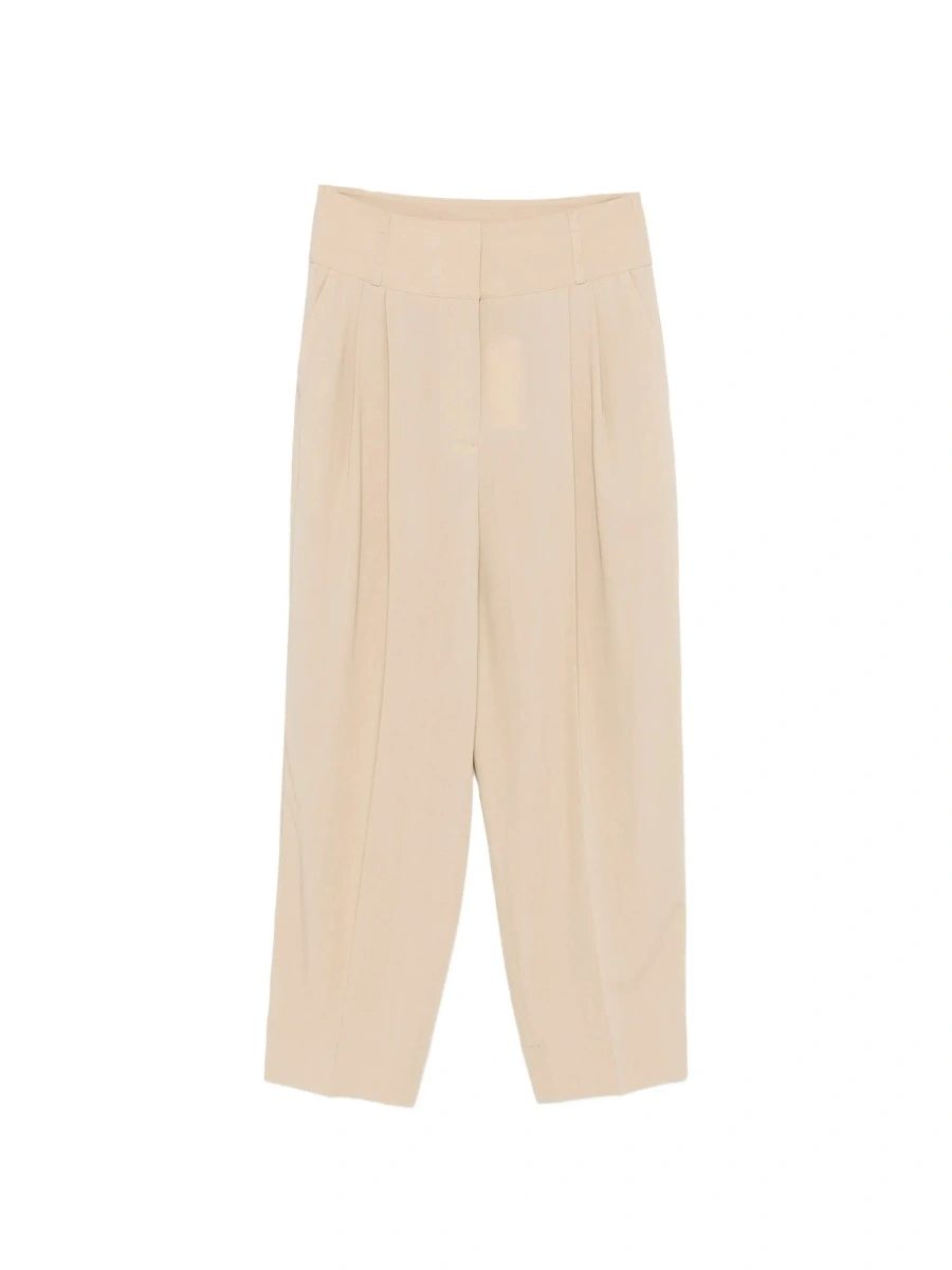 Pantaloni TOTEME bej din lana - Img 8