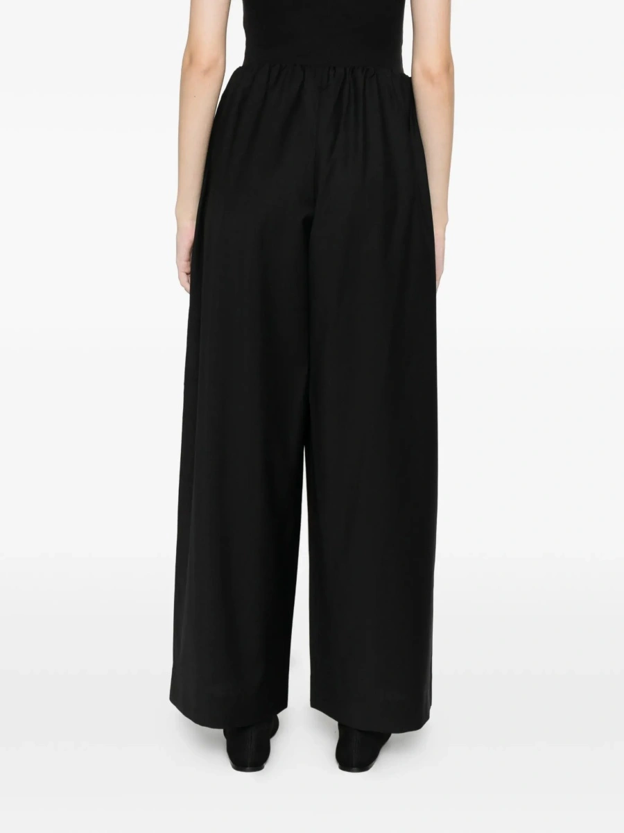 Pantaloni TOTEME negri din lana - Img 5