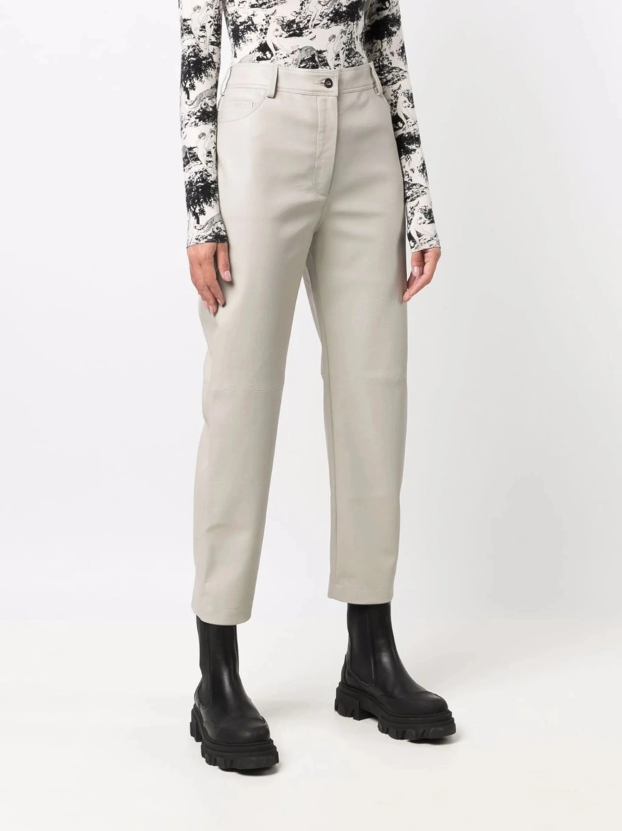 Pantaloni trei sferturi Stella McCartney neutri - Img 3