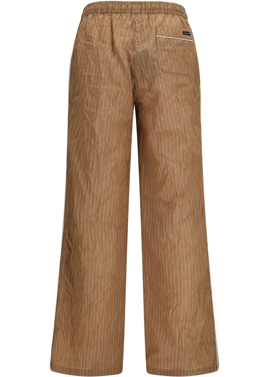 Pantaloni Vanity Pants in striped froissé fabric - Img 2
