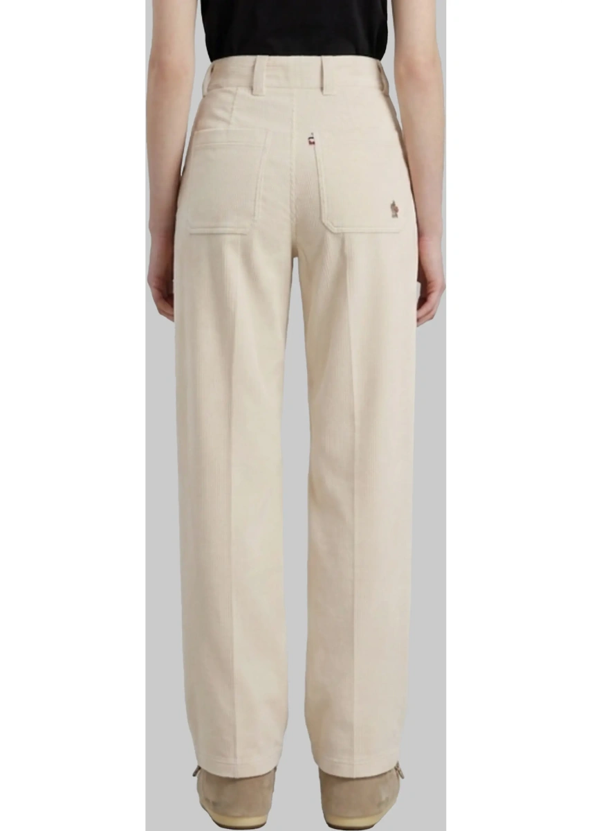 Pantaloni Wide-Leg Corduroy Pants - Img 3