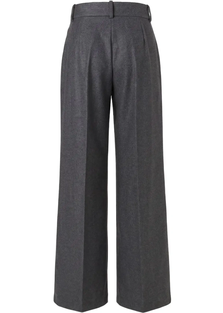 Pantaloni Wide leg pleated trousers - Img 2
