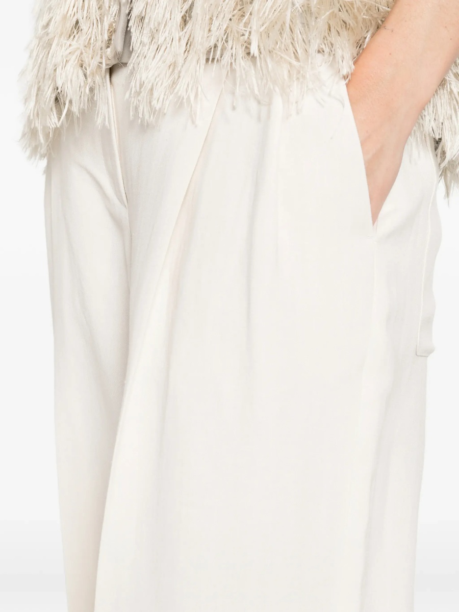 Pantaloni Wide Pants in fluid twill - Img 5