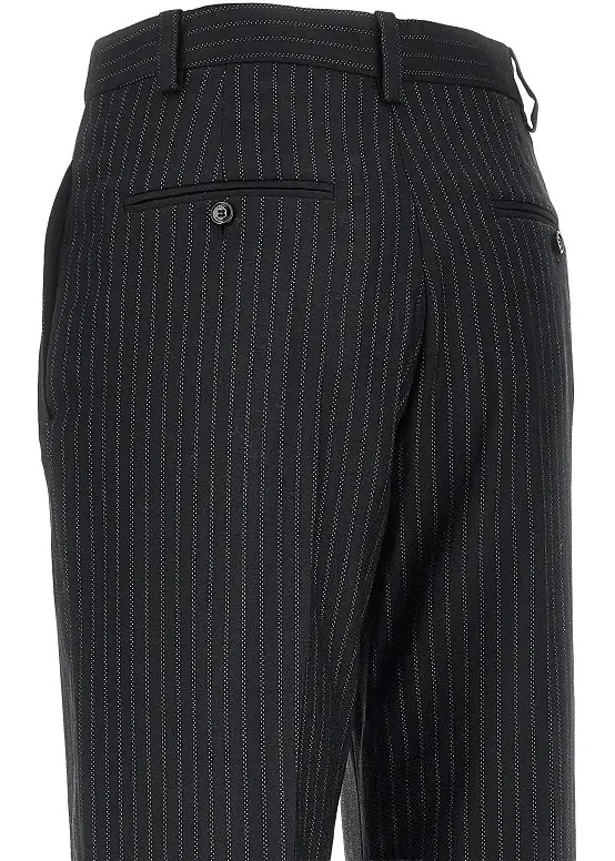 Pantaloni Wool-blend pinstriped pants - Img 4