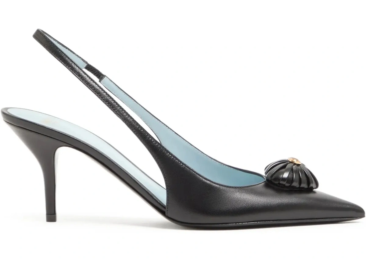 Pantofi Coeur Royal Slingback leather Pumps - Img 9