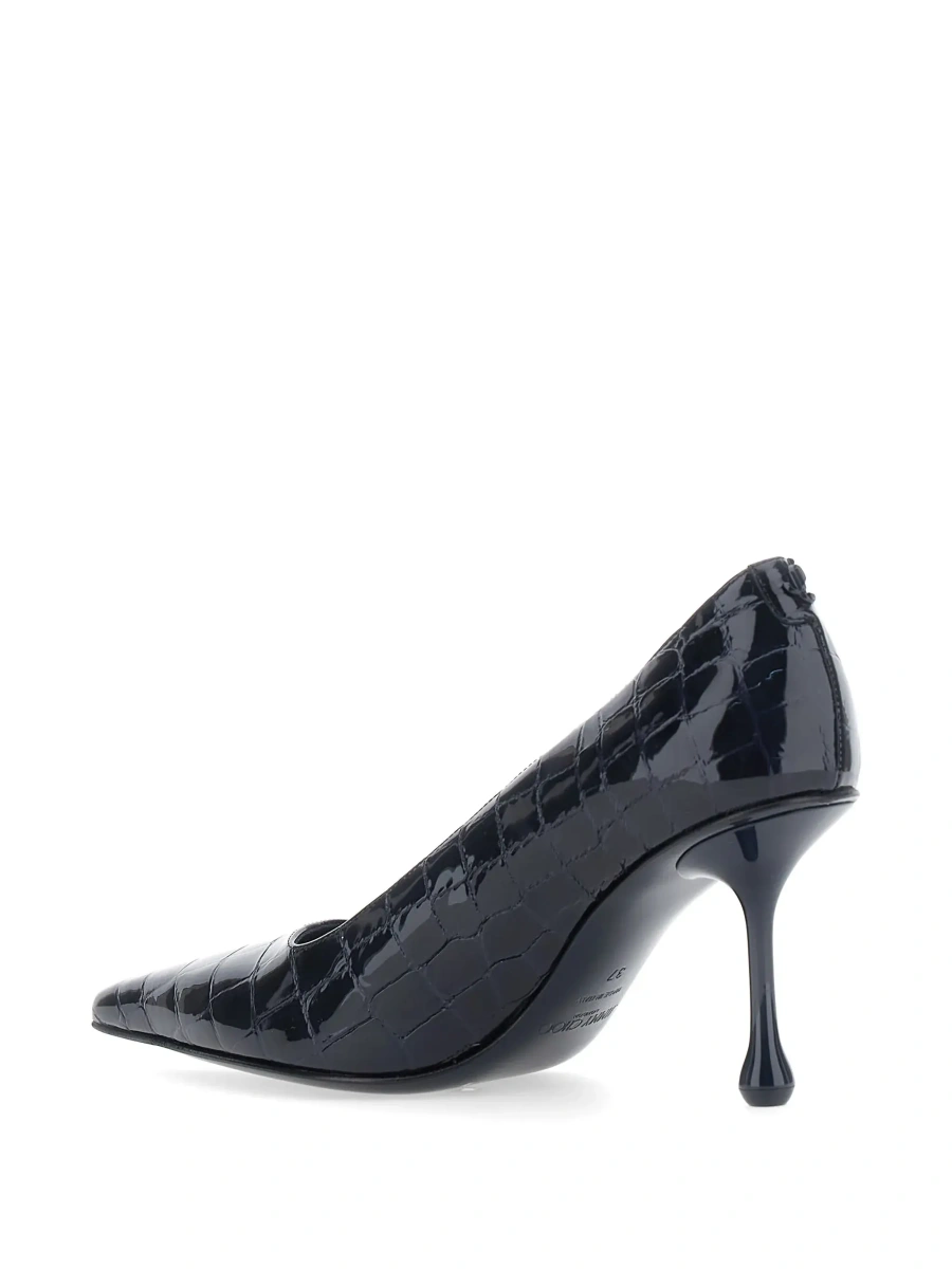 Pantofi cu toc Jimmy Choo albastri din piele - Img 7
