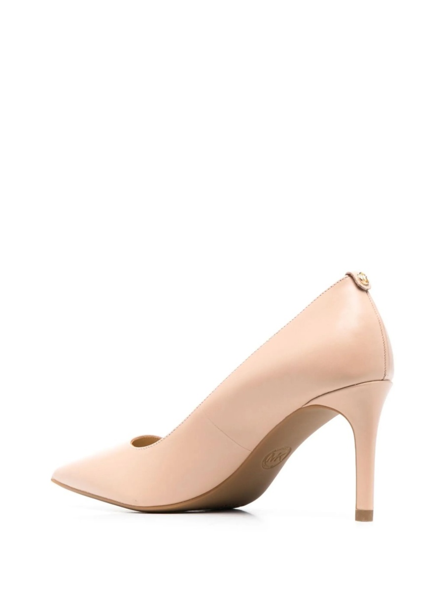 Pantofi cu toc Michael Kors roz din piele - Img 3
