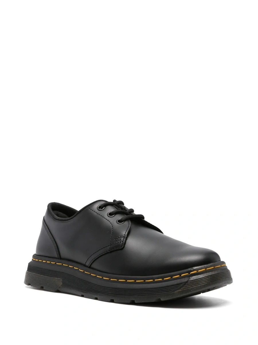 Pantofi Derby Dr. Martens negri din piele - Img 2