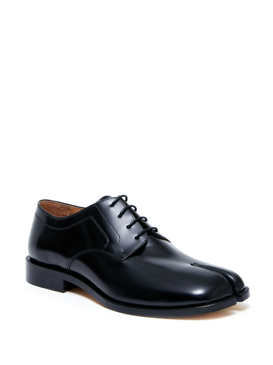 Pantofi Derby Maison Margiela tabi negri din piele - Img 2