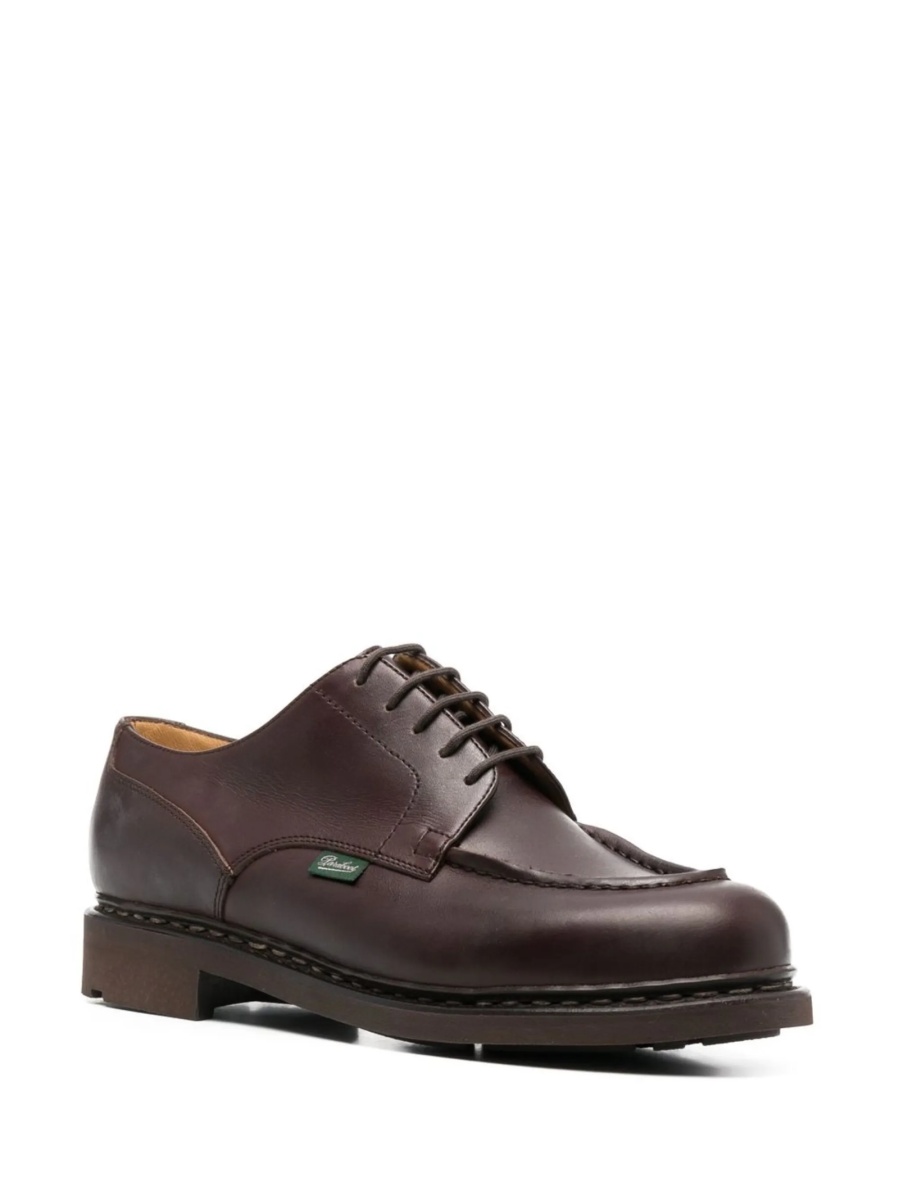 Pantofi Derby PARABOOT maro din piele - Img 2