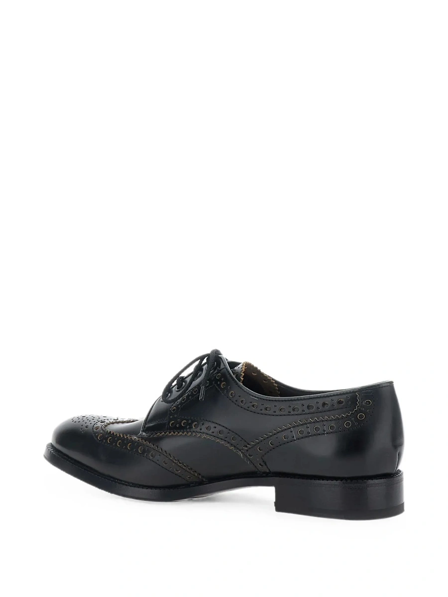Pantofi eleganti LIDFORT negri din piele - Img 6