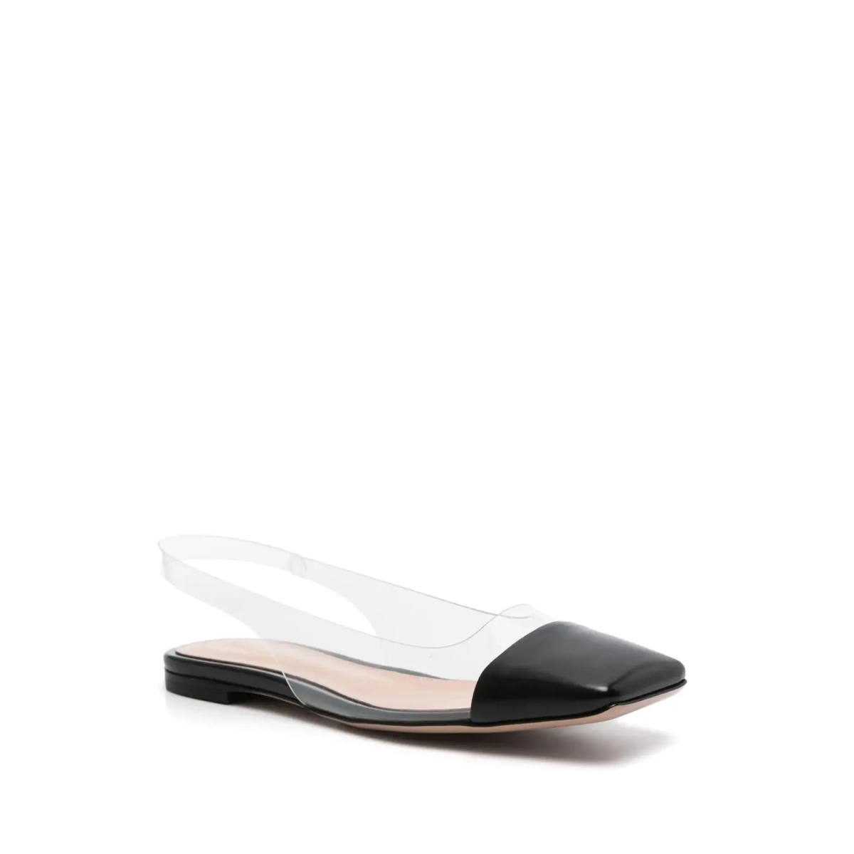 Pantofi Gianvito Rossi Plexi Slingback Flats - Img 2