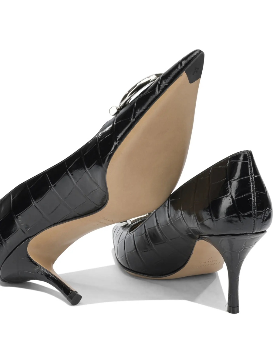 Pantofi "Maxi Gancini 70MM" Pumps - Img 5