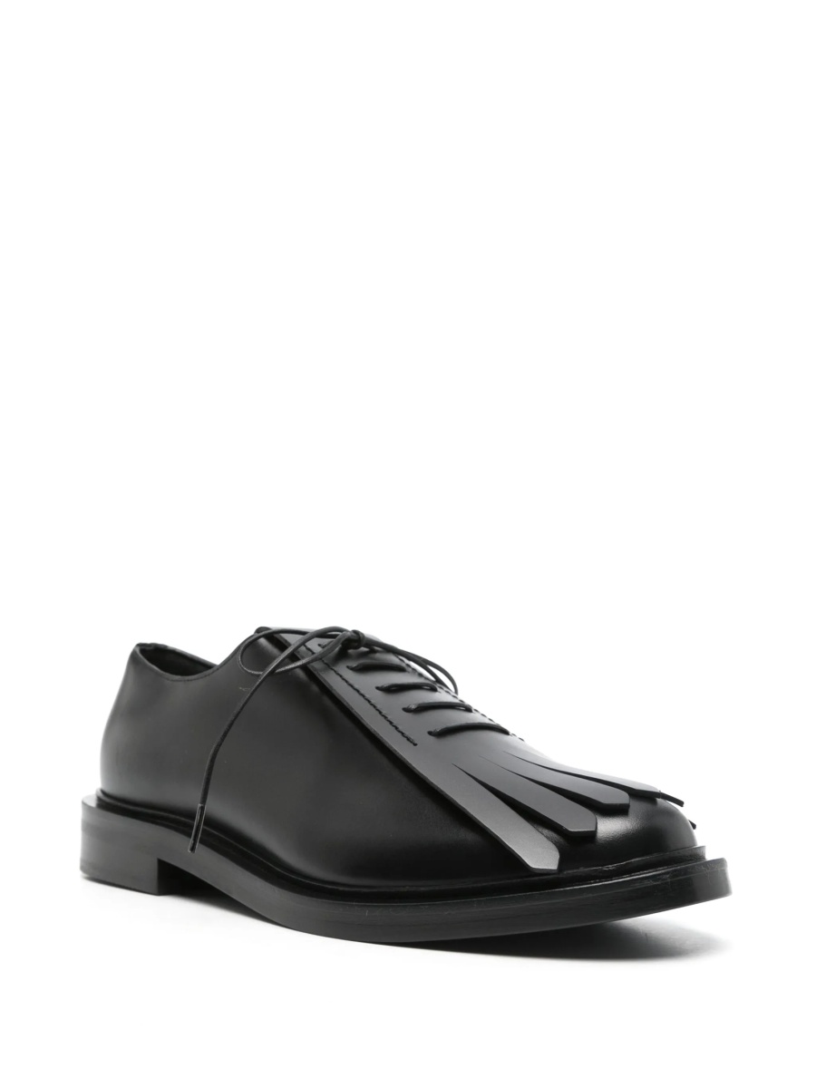 Pantofi Oxford Max Mara negri din piele - Img 2