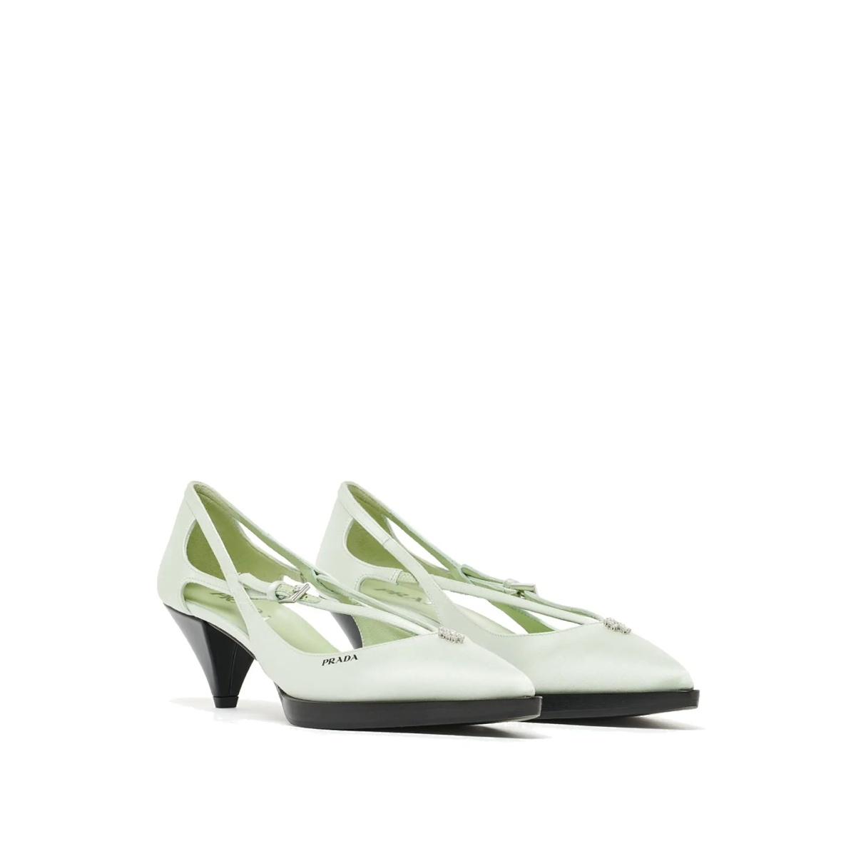 Pantofi Prada Cut-Out Satin Pumps - Img 2