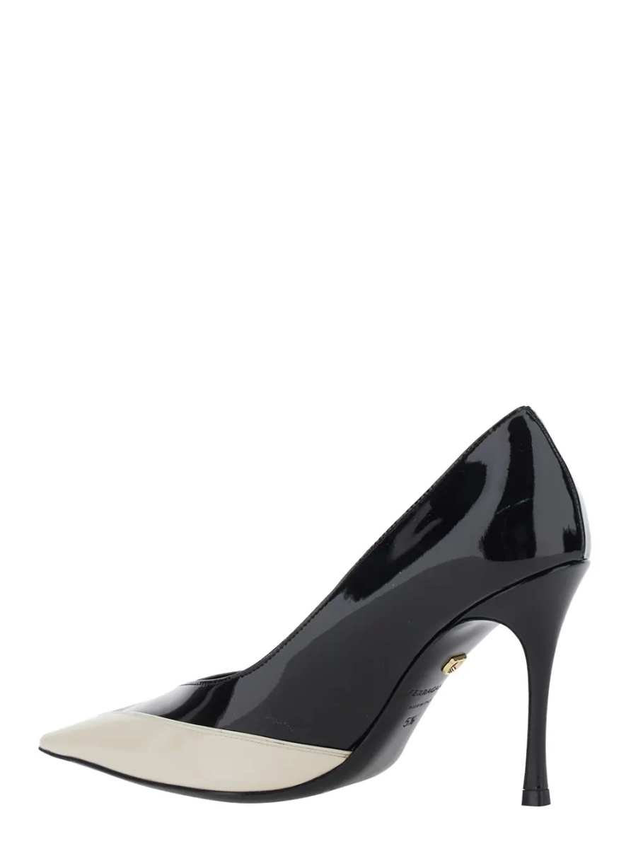 Pantofi Pumps 'Yasmin 95-ADV' with Pointed Toe in White Leather for Women - Img 2