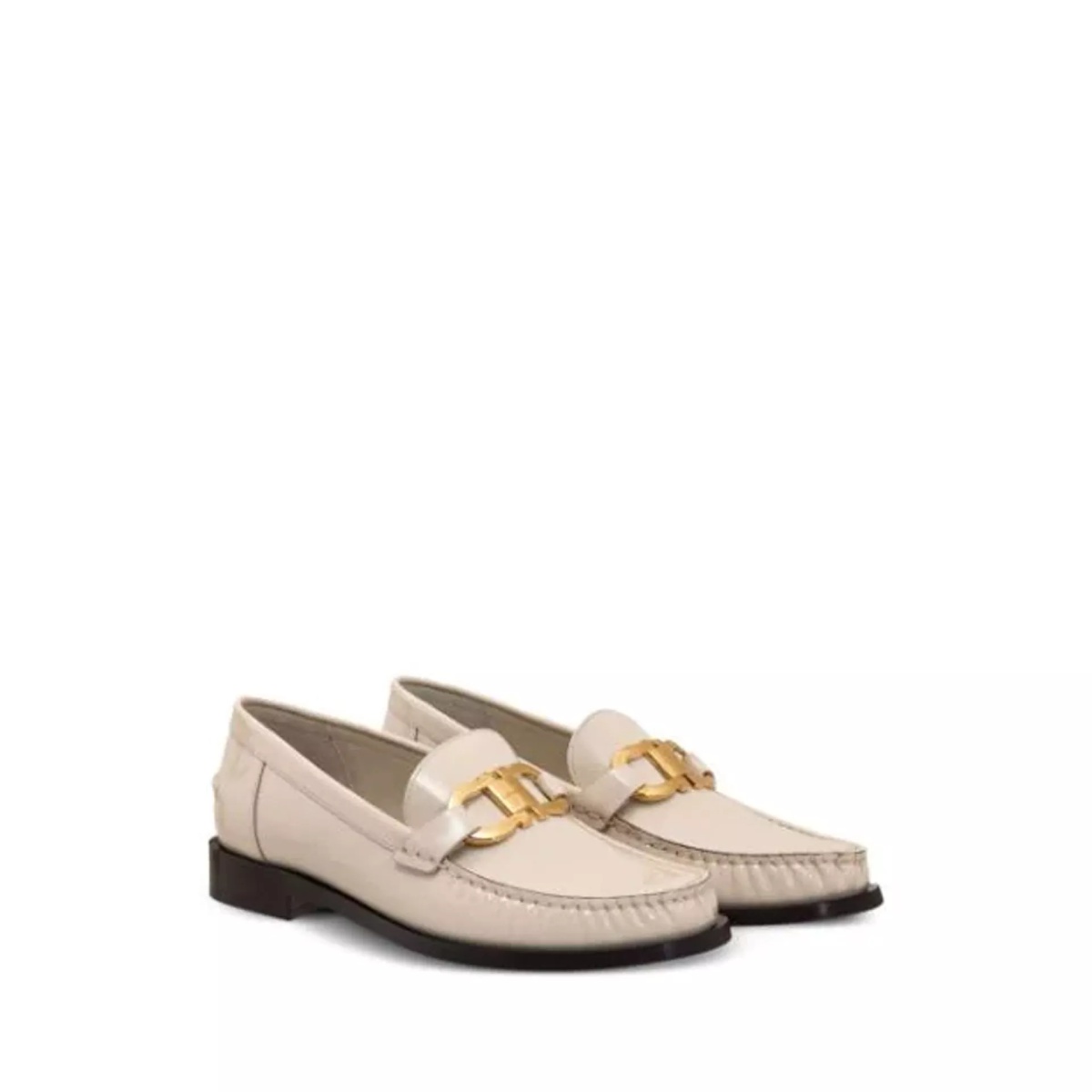 Pantofi Salvatore Ferragamo Maryan Leather Loafers - Img 2