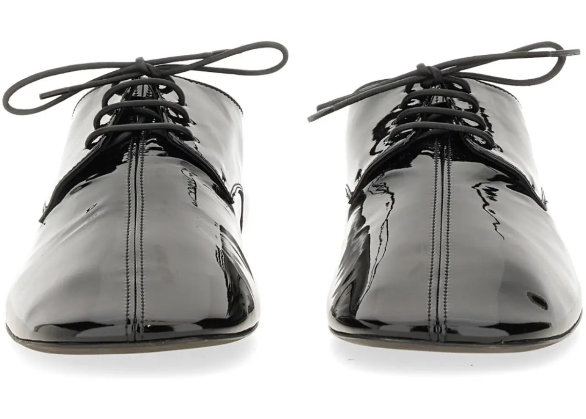 Pantofi Shiny Leather Lace-Up Shoe - Img 4