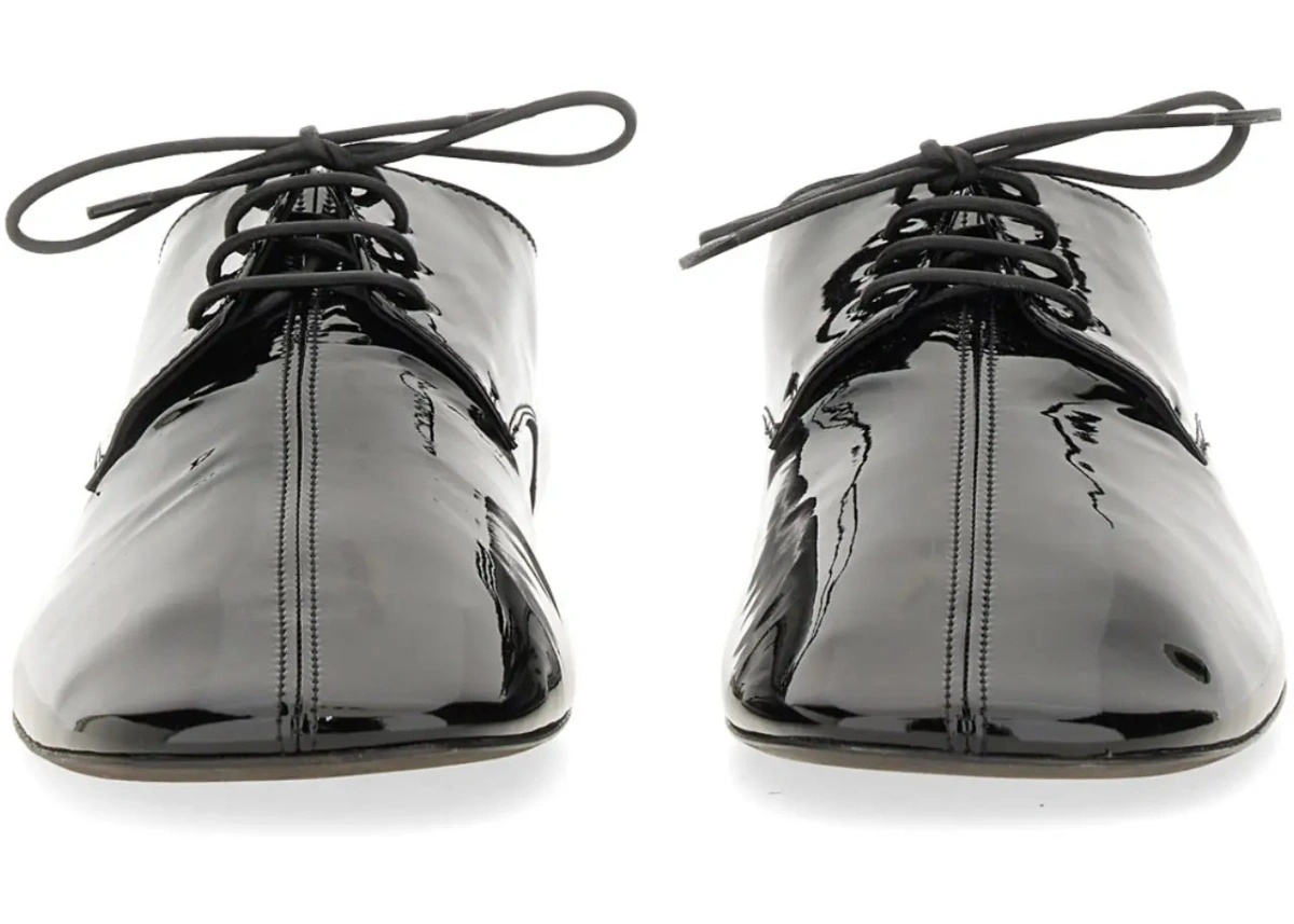 Pantofi Shiny Leather Lace-Up Shoe - Img 4