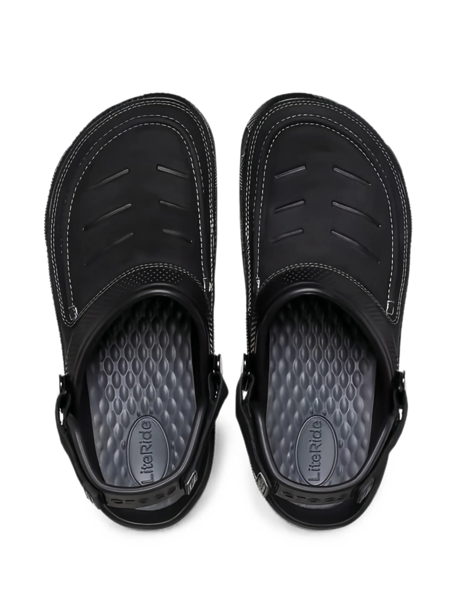 Pantofi slip-on Crocs negri din croslite - Img 3