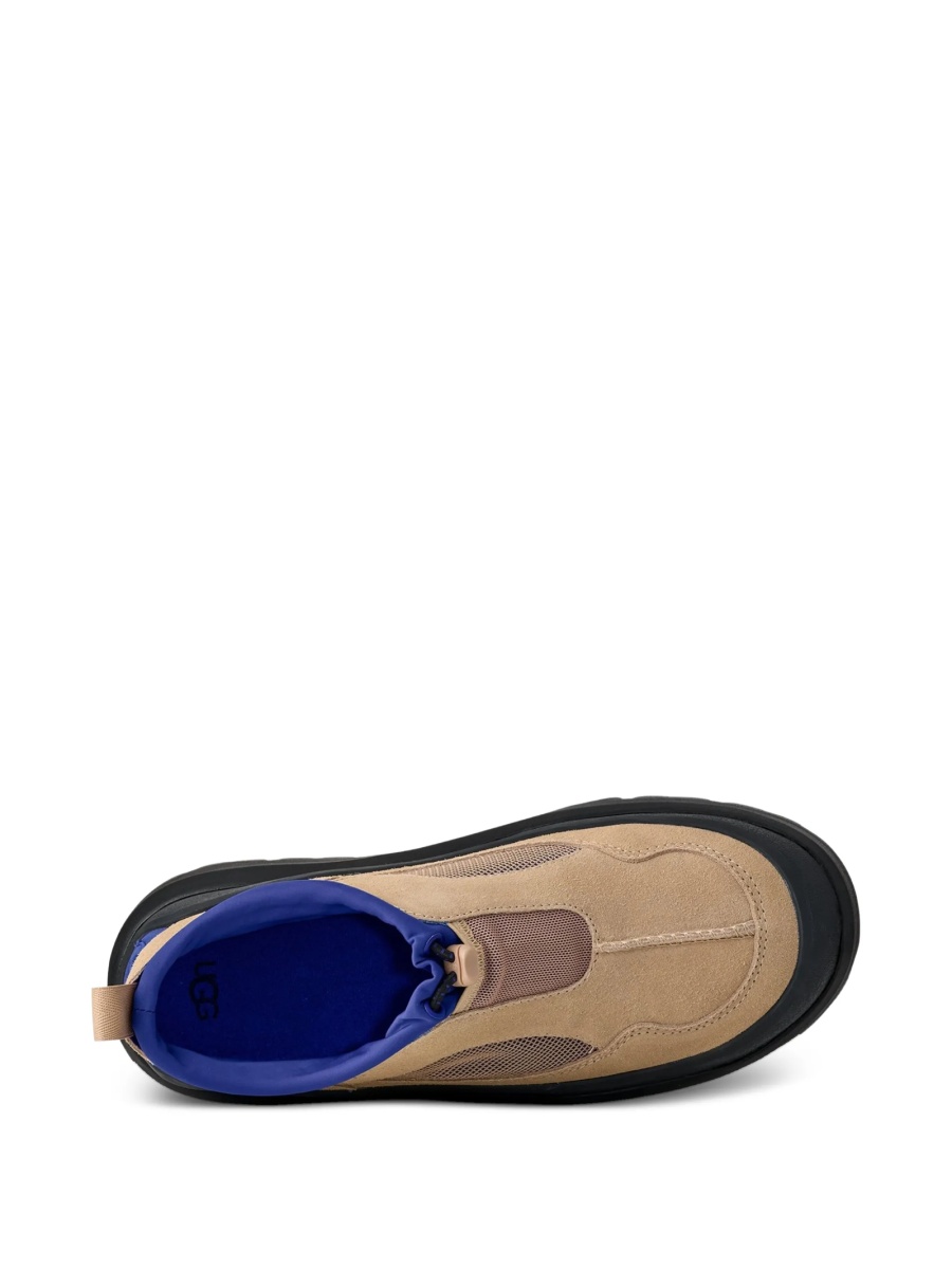 Pantofi slip-on UGG neutri din piele intoarsa si plasa - Img 4