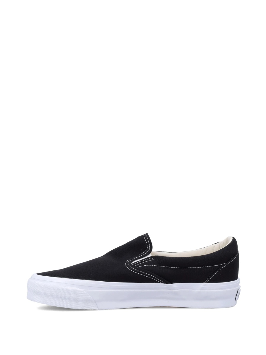 Pantofi slip-on Vans Slip On negri din material textil - Img 3