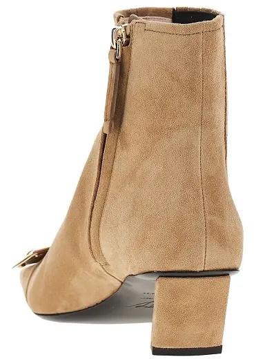 Pantofi Suede leather 'Belle Vivier' Chelsea boots - Img 3